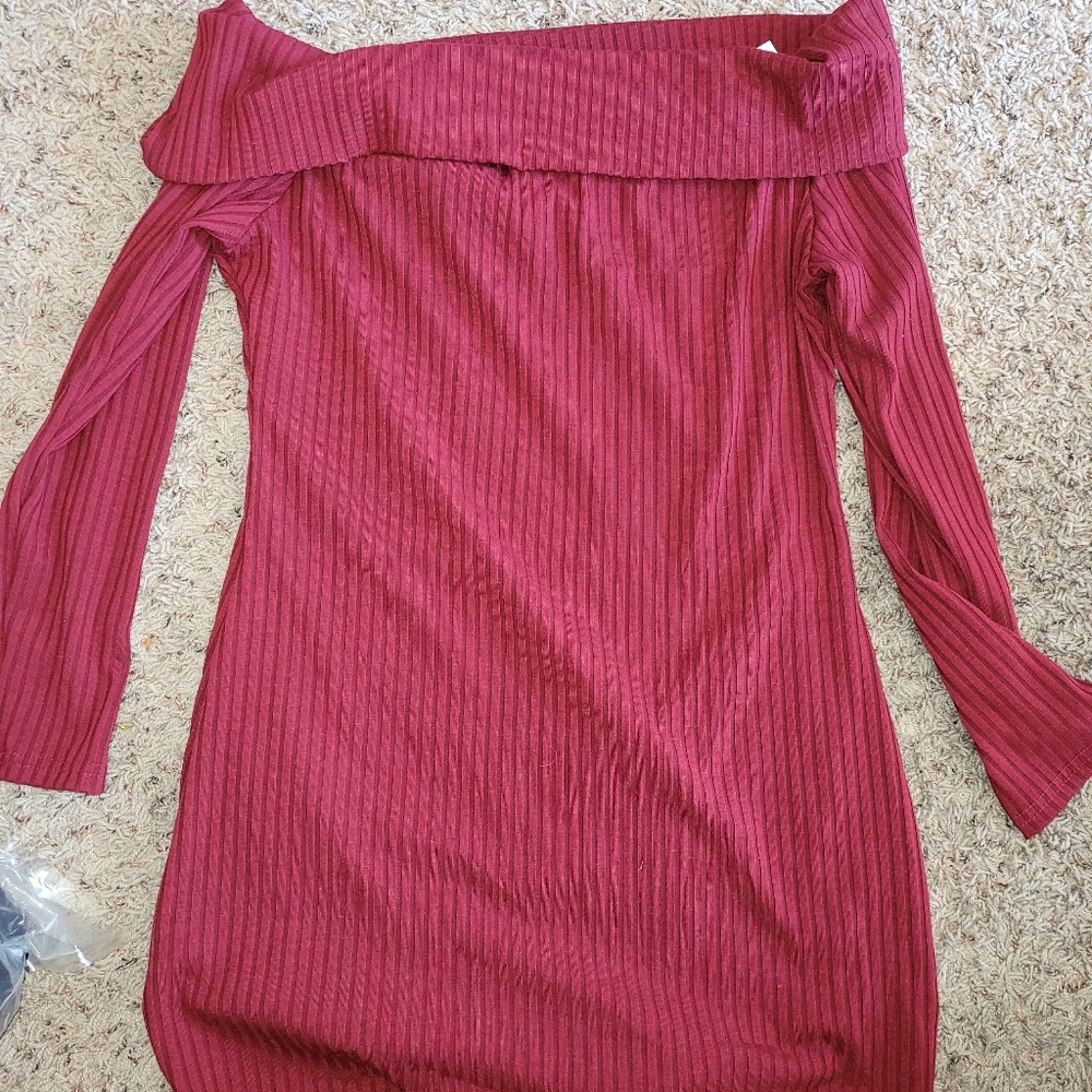 CBR. Red burgundy. Long sleeve